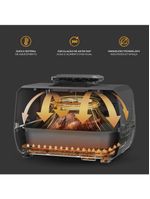 Fritadeira air fryer wap barbecue digital 1700w 12 funções painel led graystone sem Óleo sem fumaça