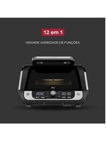 Fritadeira air fryer wap barbecue digital 1700w 12 funções painel led graystone sem Óleo sem fumaça