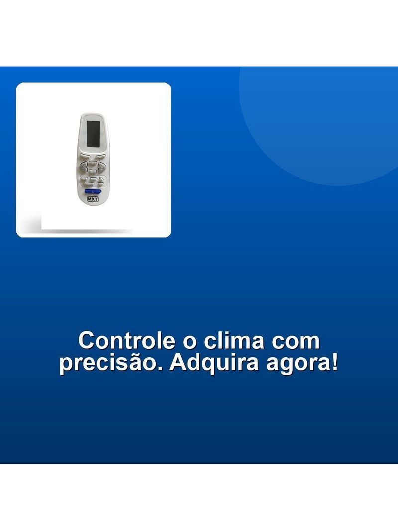 Controle Remoto Ar Condicionado York Alps