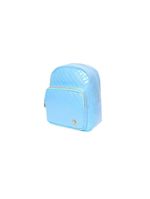 Mochila De Costas Feminina Brilhosa Glitter Passeio Cor:azul