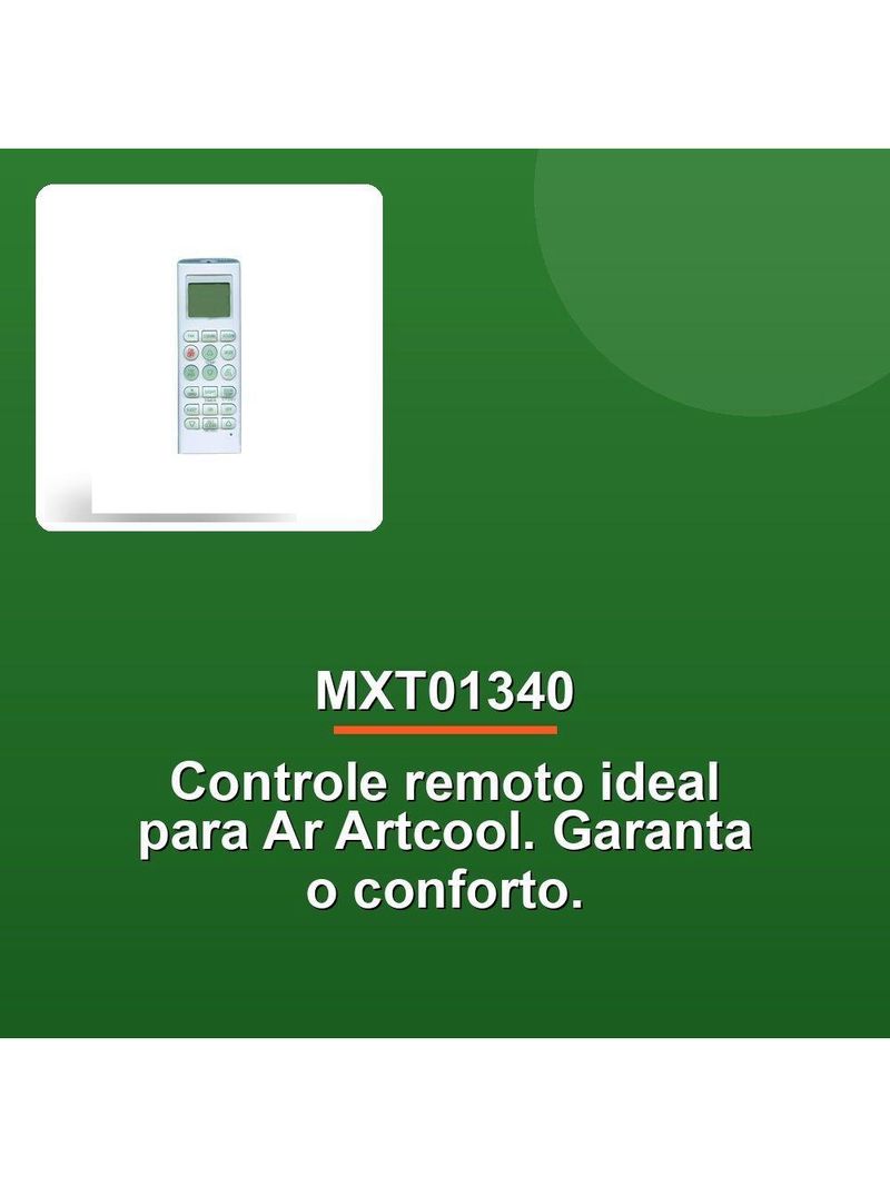 Controle Remoto Ar Condicionado Lg Mxt01340