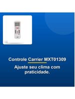 Controle Remoto Ar Condicionado Carrier Mxt01309