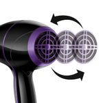 Secador De Cabelo Mondial Scn01 Black Purple 2000W Preto