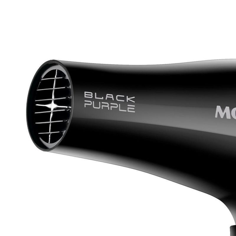 Secador De Cabelo Mondial Scn01 Black Purple 2000W Preto