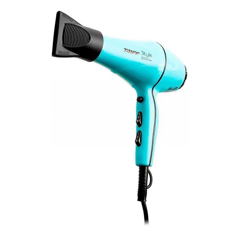 Secador De Cabelo Style 2000w 2 Velocidades Taiff Azul Tiffany 220v
