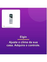 Controle Remoto Ar Condicionado Elgin Split