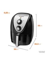 Fritadeira Elétrica Air Fryer Afn50bi 5 Litros Mondial Preta 127v
