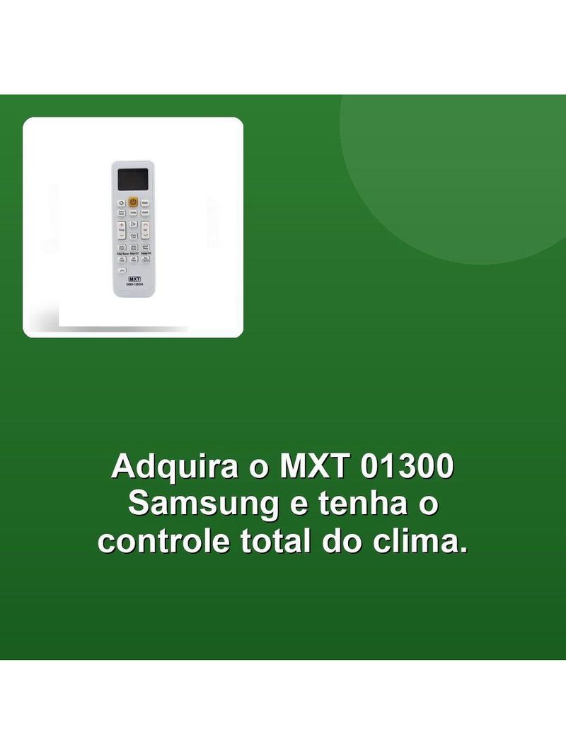 Controle Remoto Ar Condicionado Samsung