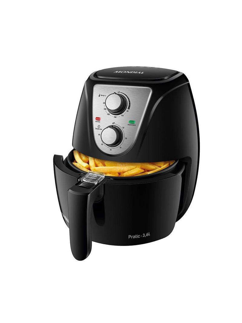 Fritadeira Sem óleo Air Fryer Pratic 3,6L Mondial AF-36-BI 110V/60HZ