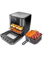 Fritadeira Air Fryer 2 Em 1 Com 12 Litros, Philco Preta 127v