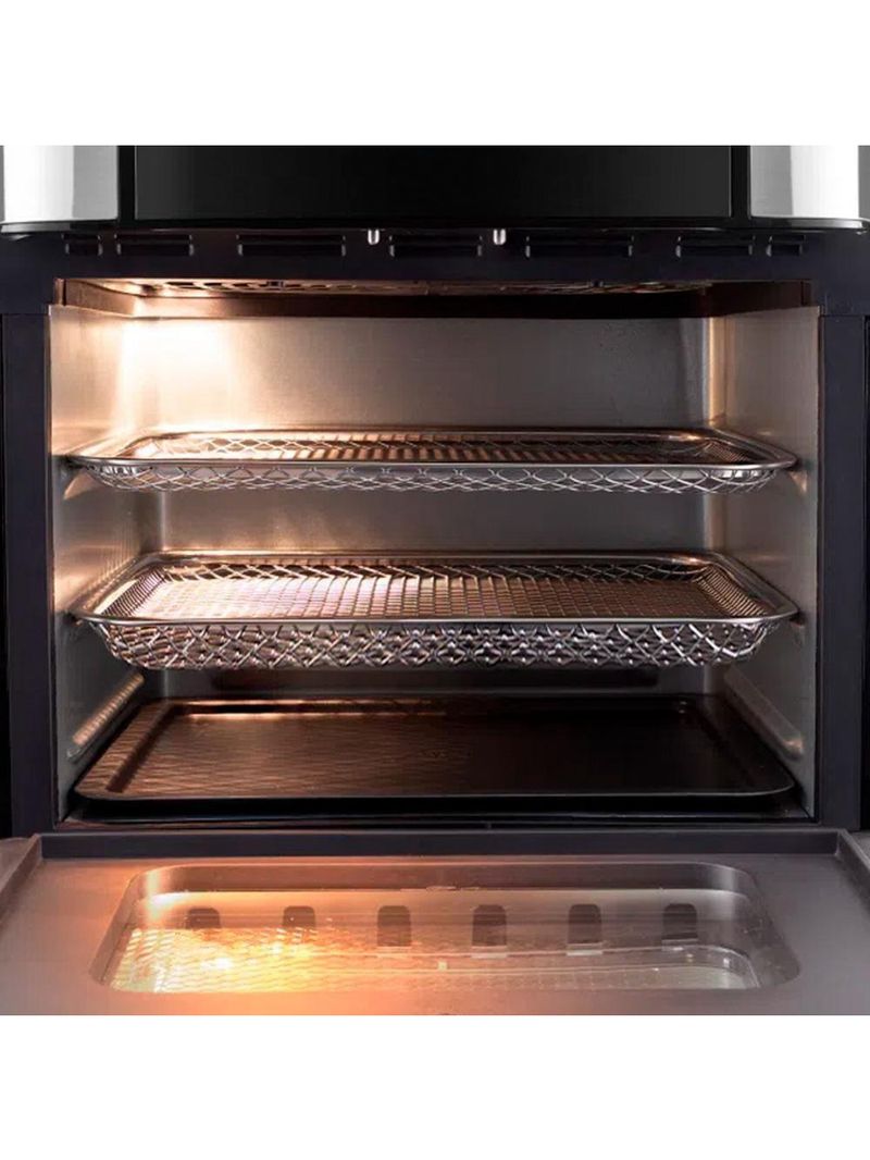 Fritadeira Air Fryer 2 Em 1 Com 12 Litros, Philco Preta 127v