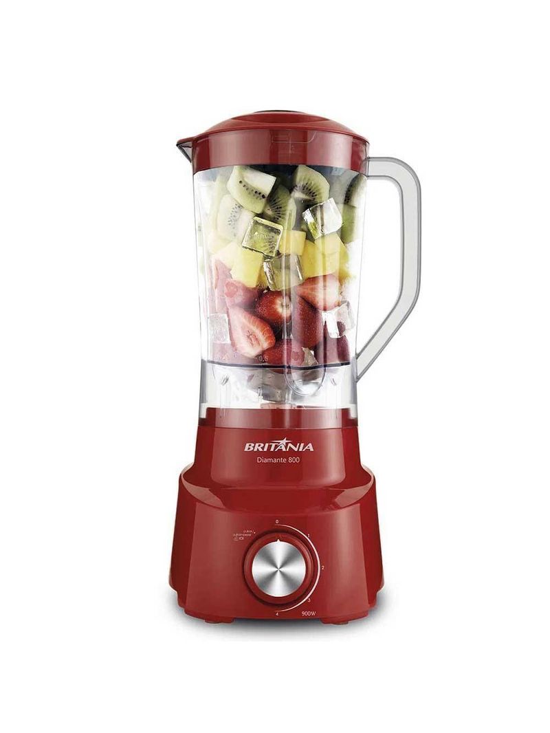 Liquidificador Britânia C-4 Vel-Jarra 2,6Lts Vermelho