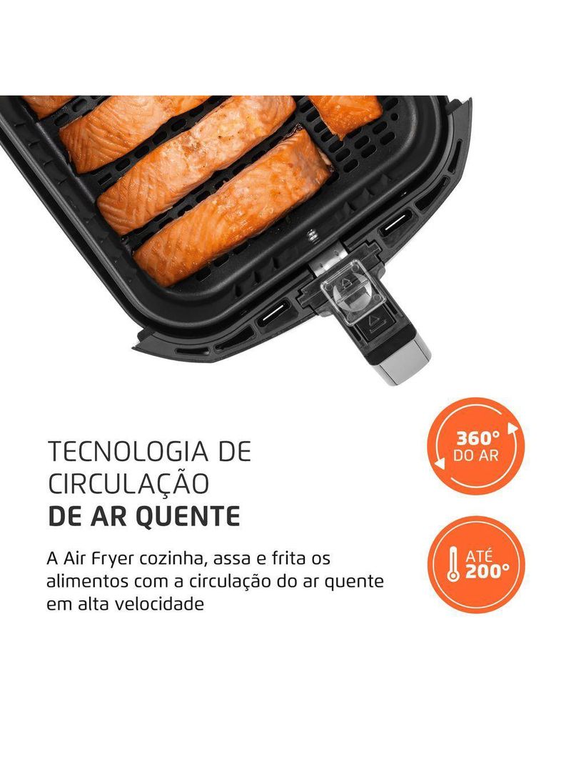 Fritadeira Air Fryer 5 Litros Afn-50-bi Mondial Afn-50-bi 220v-60hz