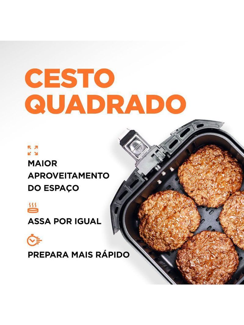 Fritadeira Air Fryer 5 Litros Afn-50-bi Mondial Afn-50-bi 220v-60hz