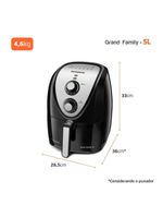 Fritadeira Air Fryer 5 Litros Afn-50-bi Mondial Afn-50-bi 220v-60hz