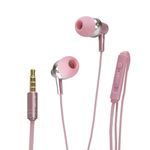 Fone De Ouvido Evus F09 Intra Auricular Premium Rosa