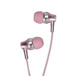 Fone De Ouvido Evus F09 Intra Auricular Premium Rosa