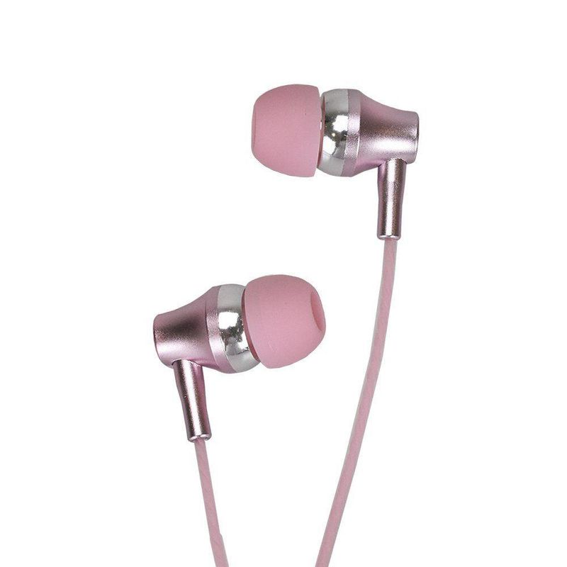 Fone De Ouvido Evus F09 Intra Auricular Premium Rosa