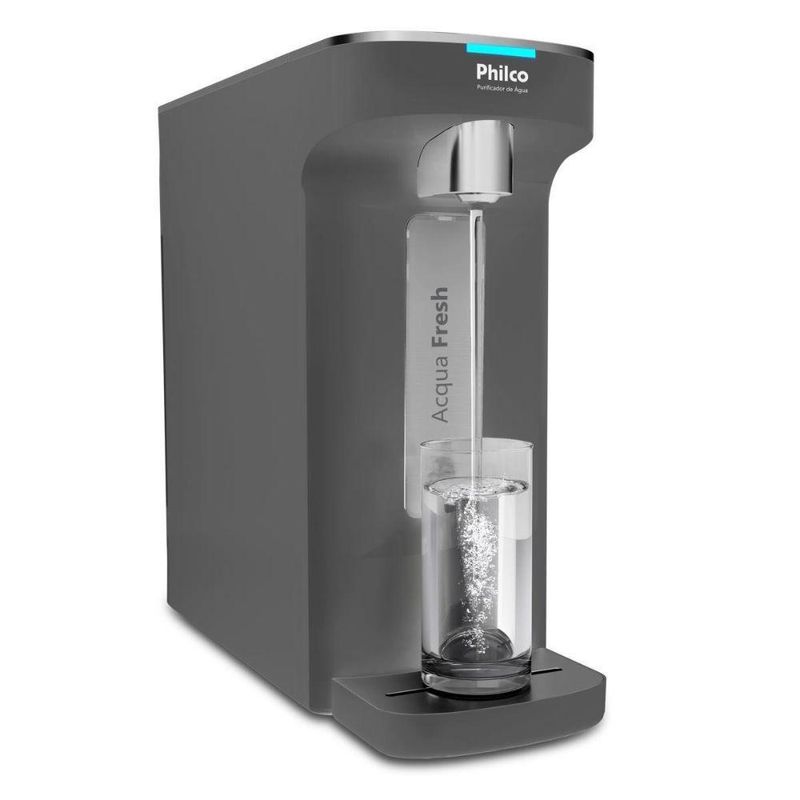 Purificador De água Natural E Gelada Philco PPU12C Cinza Bivolt