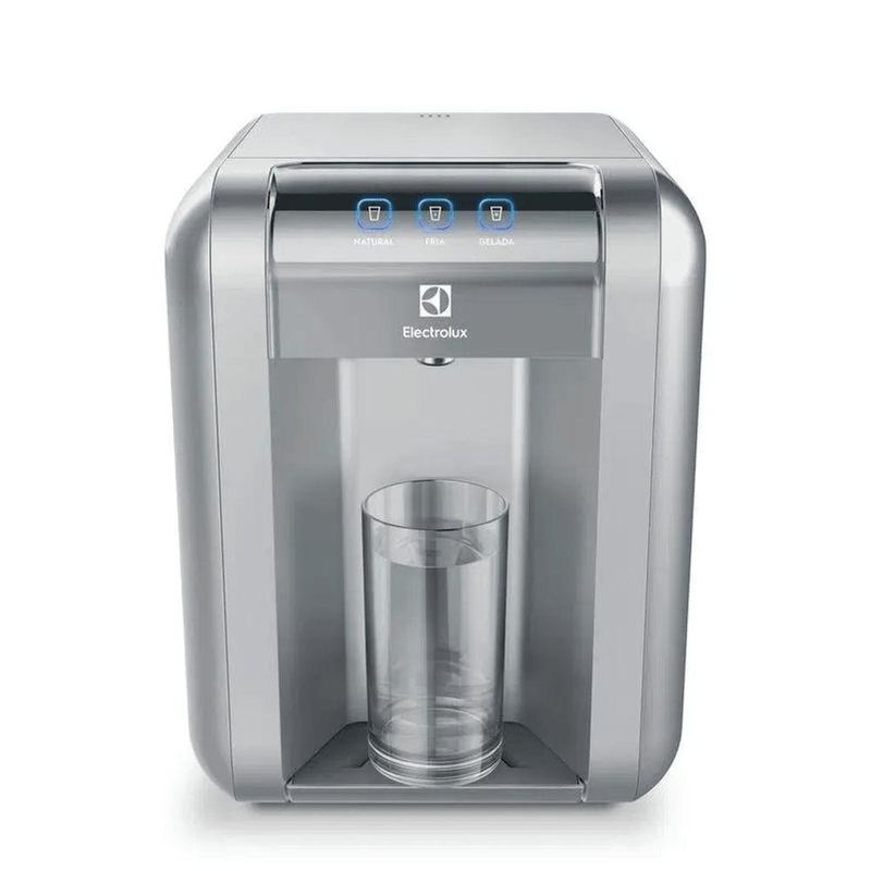 Purificador de Água de Bancada Electrolux PE11X Natural e Gelada Prata Bivolt