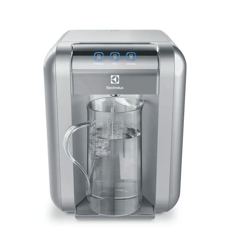 Purificador de Água de Bancada Electrolux PE11X Natural e Gelada Prata Bivolt