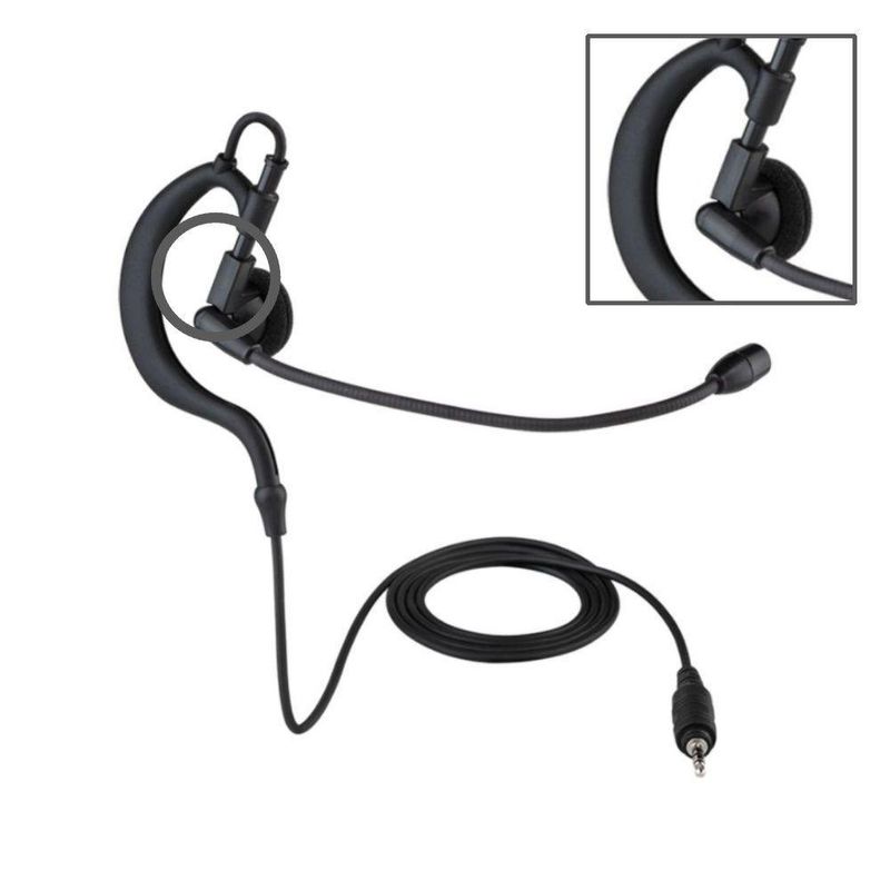 Fone De Ouvido Para Radio Intelbras Hc20pt 4161020