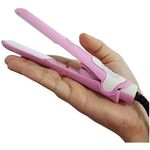 Mini Prancha Portátil Chapinha Até 160°C Thor Bivolt com Case Protetor