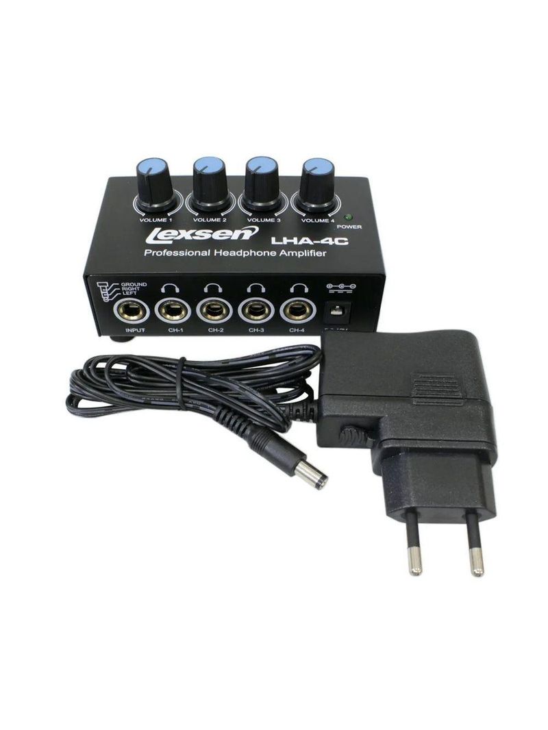 Amplificador Para Fone De Ouvido Lha-4c Da Lexsen