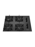 Fogão Cooktop Ultra Chama - 04 Bocas - Mueller Preto