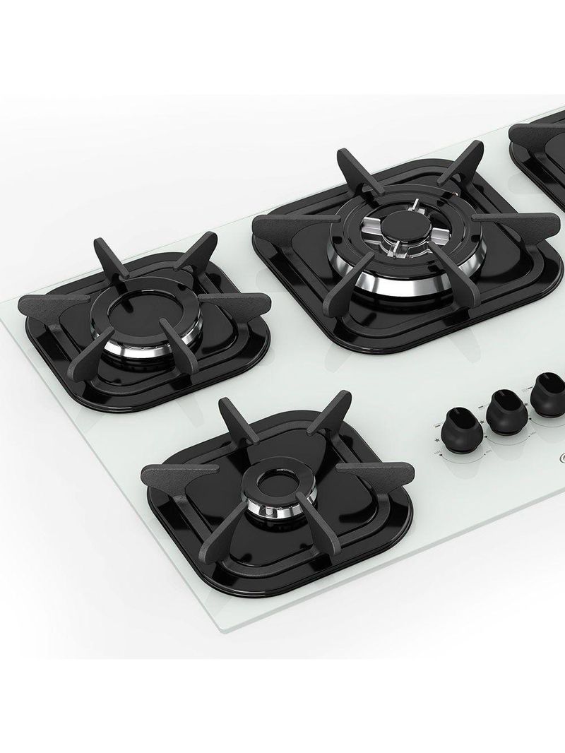 Fogão Cooktop Tripla Chama - 05 Bocas - Mueller Branco