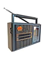 Rádio Vintage Portátil Am-fm-tv-sw Com Alto-falante Hi-fi E Fone De Ouvido – Bivolt Sw