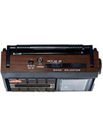 Rádio Vintage Portátil Am-fm-tv-sw Com Alto-falante Hi-fi E Fone De Ouvido – Bivolt Sw