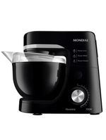 Batedeira planetária mondial bp-03 com 12 velocidades e 700w – preto