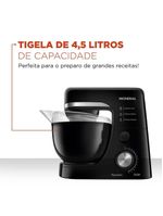 Batedeira planetária mondial bp-03 com 12 velocidades e 700w – preto