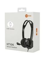 Fone De Ouvido Lecoo Ht106 Com Microfone Usb