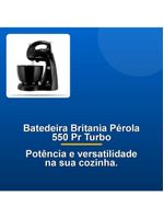 Batedeira Britânia Pérola 550 Pr Turbo 220V