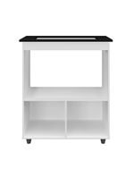 Balcão Cali Para Cooktop 4 Bocas 2 Portas Cozinha Mb1 75cm Cor Branco Pc