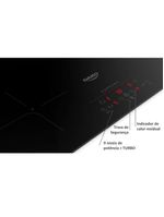 Cooktop Dako Supreme 4 Bocas Indução Preto 220 V