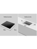 Cooktop Dako Supreme 4 Bocas Indução Preto 220 V