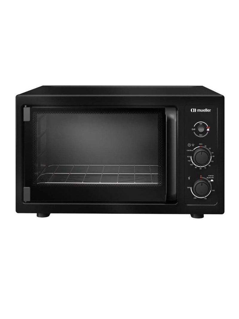 Kit Cooktop Mueller 4 Bocas + Forno 50l Preto 110V