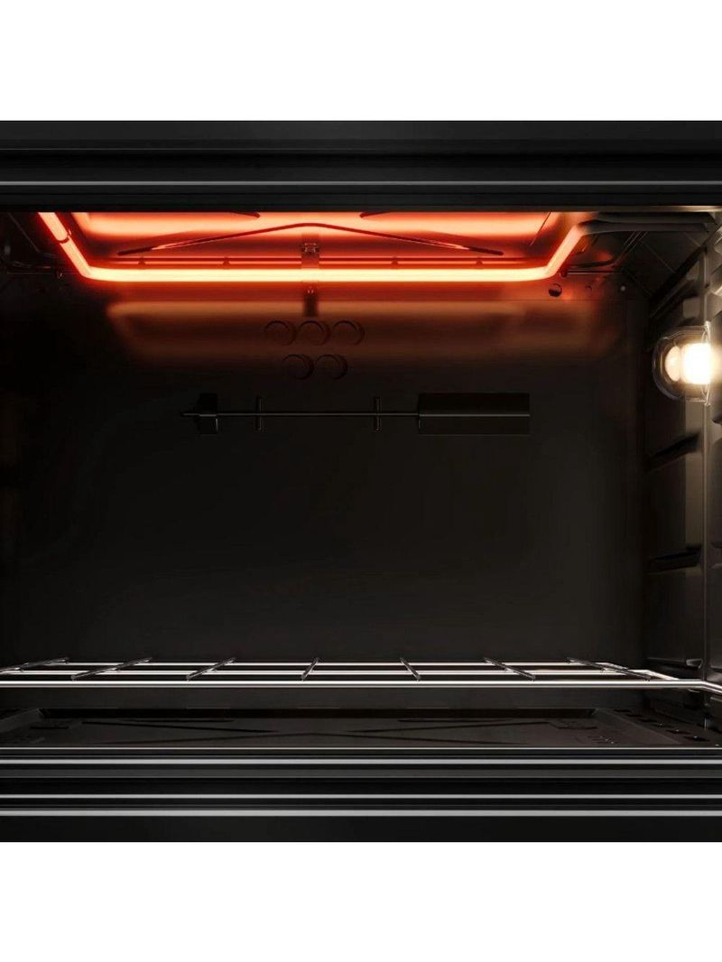 Kit Cooktop Mueller 4 Bocas + Forno 50l Preto 110V