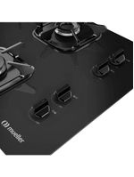 Kit Cooktop Mueller 4 Bocas + Forno 50l Preto 110V