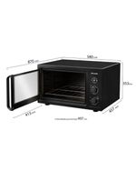 Kit Cooktop Mueller 4 Bocas + Forno 50l Preto 110V