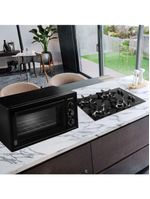 Kit Cooktop Mueller 4 Bocas + Forno 50l Preto 110V