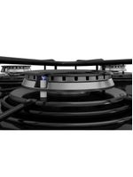 Cooktop 4 Bocas Itatiaia A Gás Em Aço Inox E Mesa Vidro Temperado Essencial Preto - Bivolt