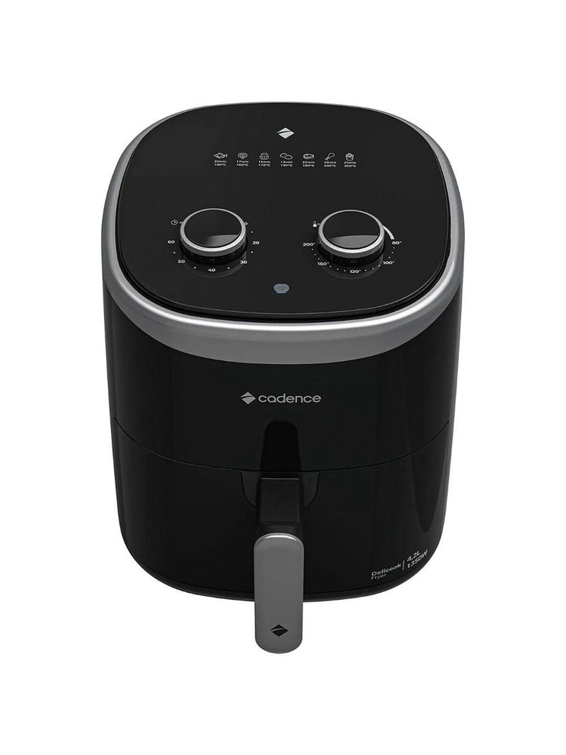 Fritadeira Air Fryer Cadence Frt420 1350W - Frt420-220 Preto 220V