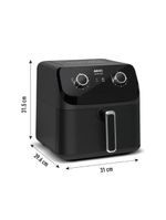 Fritadeira Air Fryer Arno 7,5l 1700w - Afm7 - 1510002778 Preto 110V