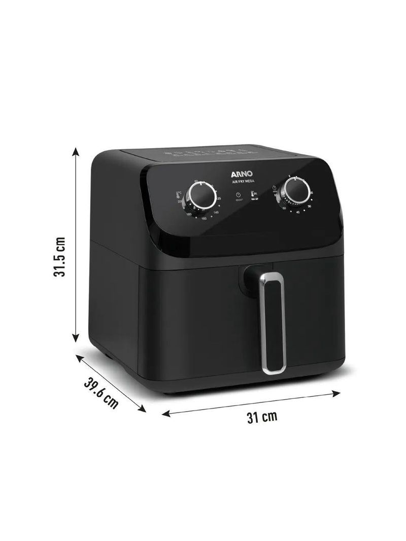 Fritadeira Air Fryer Arno 7,5l 1700w - Afm7 - 1510002778 Preto 110V