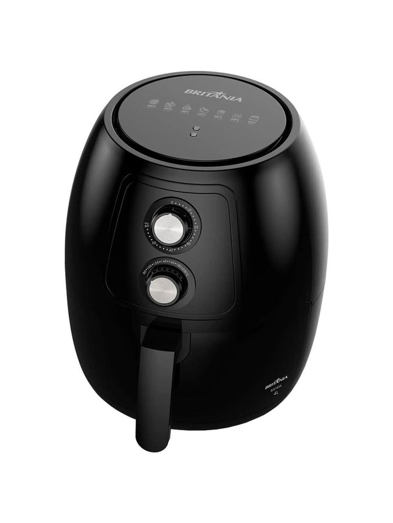 Fritadeira Air Fryer Britânia 4L 1500w Baf40a 63801125 Preto 110V