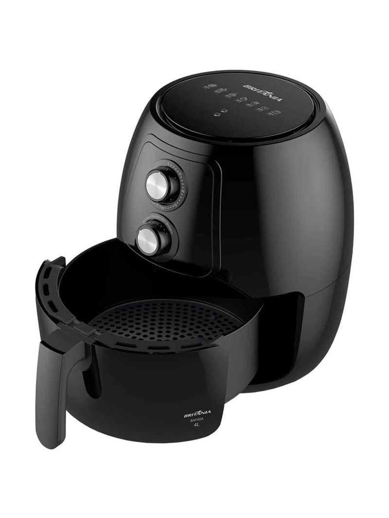 Fritadeira Air Fryer Britânia 4L 1500w Baf40a 63801125 Preto 110V